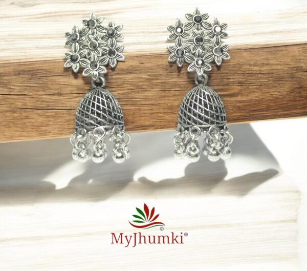 Oxidised Jhumka Earring For Women